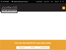 Tablet Screenshot of metroplexpianomoving.com